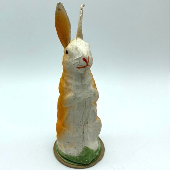 VINTAGE Bunny Rabbit Made in Germany‎ Paper Mache composite1940s 5 inch
